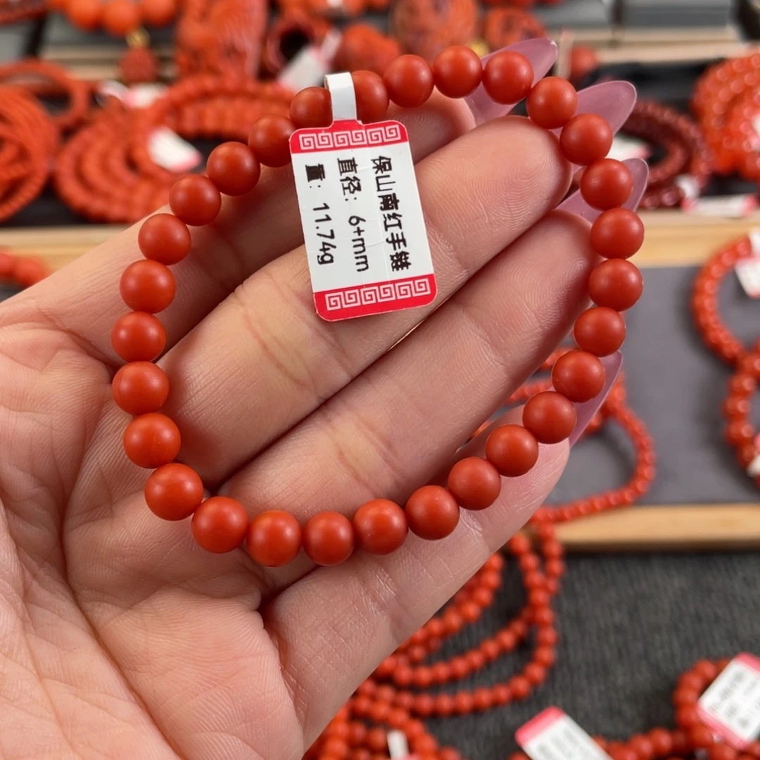 南红玛瑙未镶嵌6➕保山南红单圈