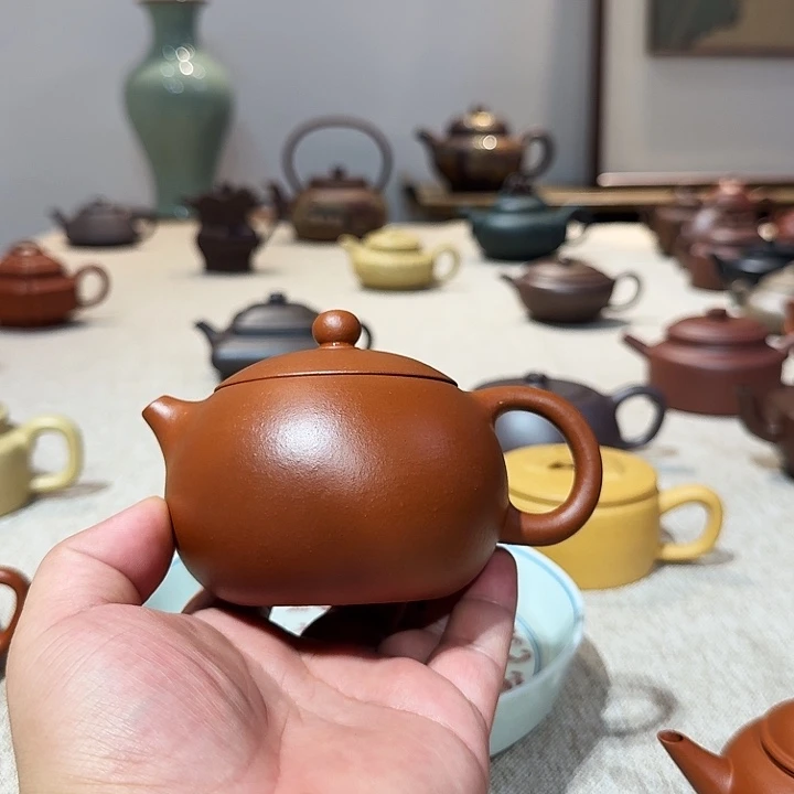 疯***顶茶壶紫砂西施壶200cc