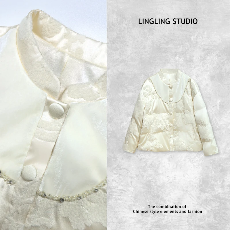 【云上花开】秋冬宽松保暖百搭时尚羽绒服YSJ24FW360T