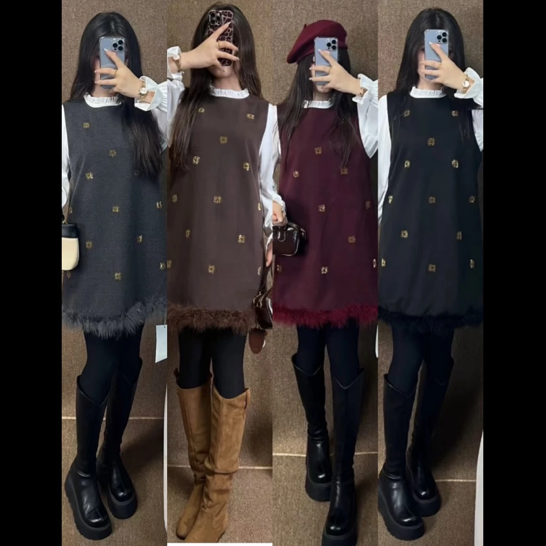 LA夏季新款上衣半裙套装连衣裙显瘦小个子清冷系禅意女装