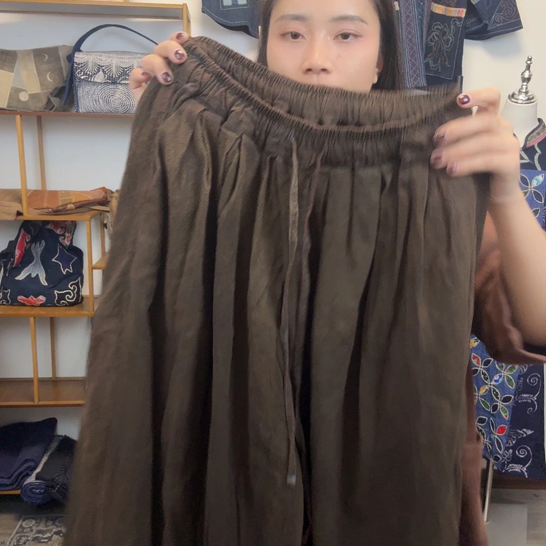 棉无填充物妤然服饰土布裤裙