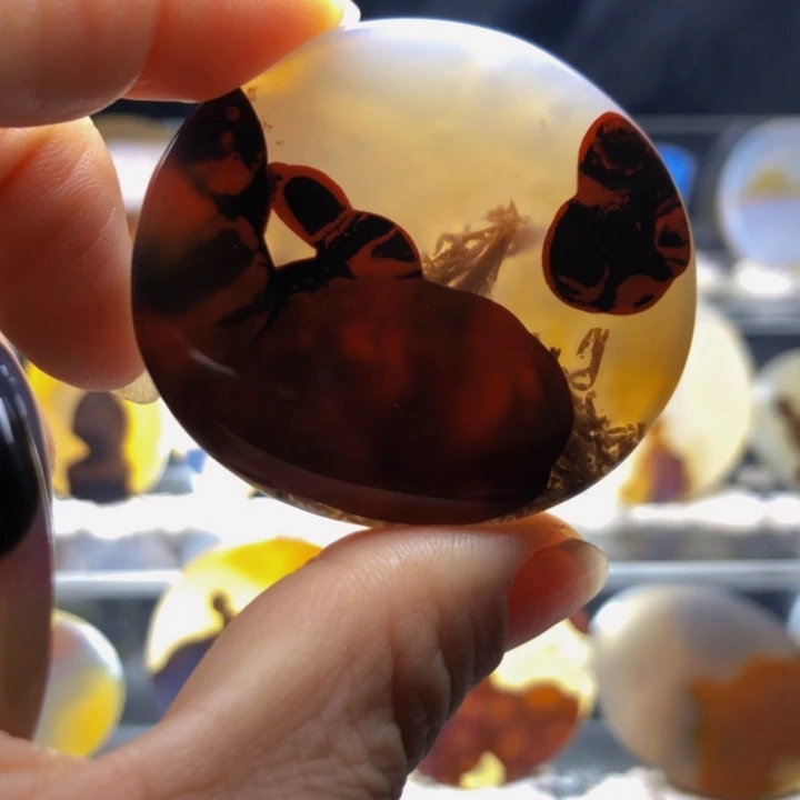 合金玛瑙/玉髓珠宝奇石93