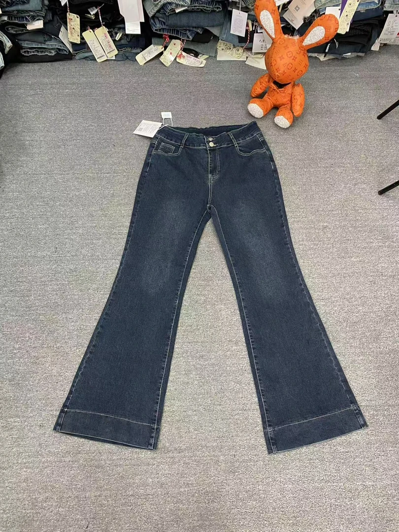 310 弹力 喇叭裤