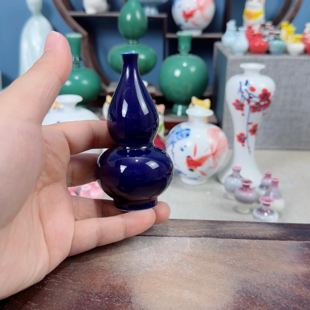 陶瓷手工小花器摆件