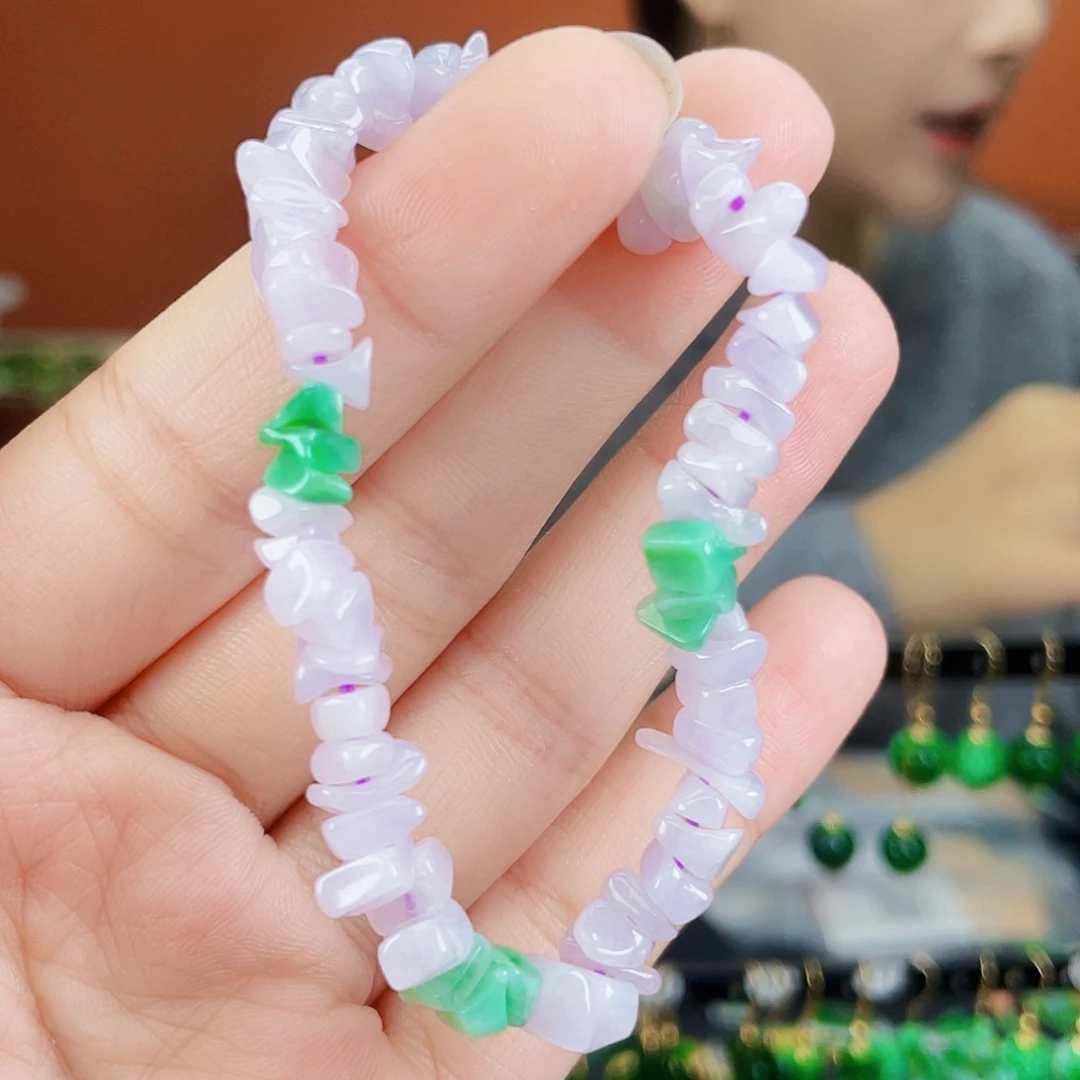 翡翠未镶嵌耳饰饰品