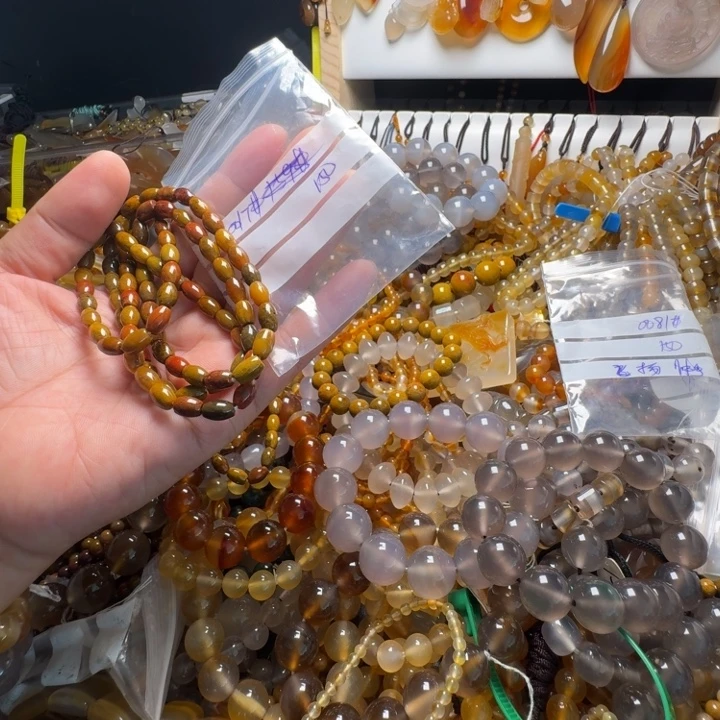 子***清玛瑙/玉髓颈饰未镶嵌0017