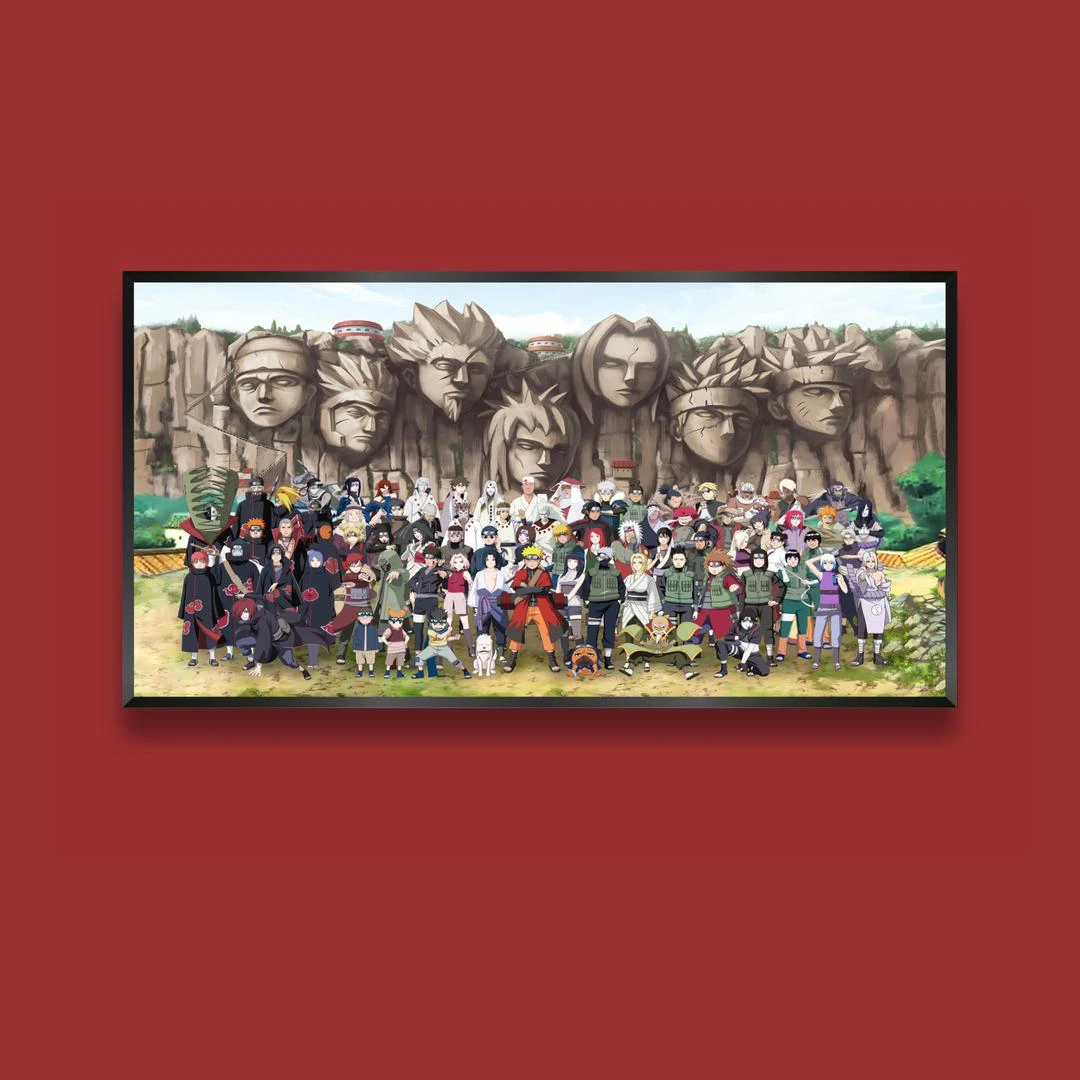 《火影忍者C款》挂画火影大合集1动漫装饰画壁画P款40*80