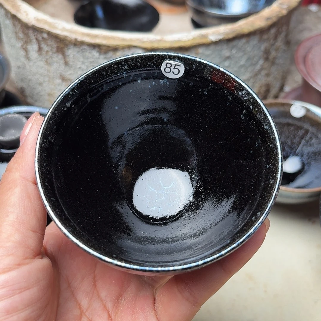 茶盏义兴龙窑建盏85微瑕