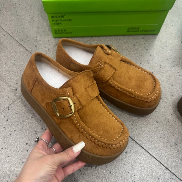 娜娜家55-2新款时尚百搭休闲袋鼠鞋