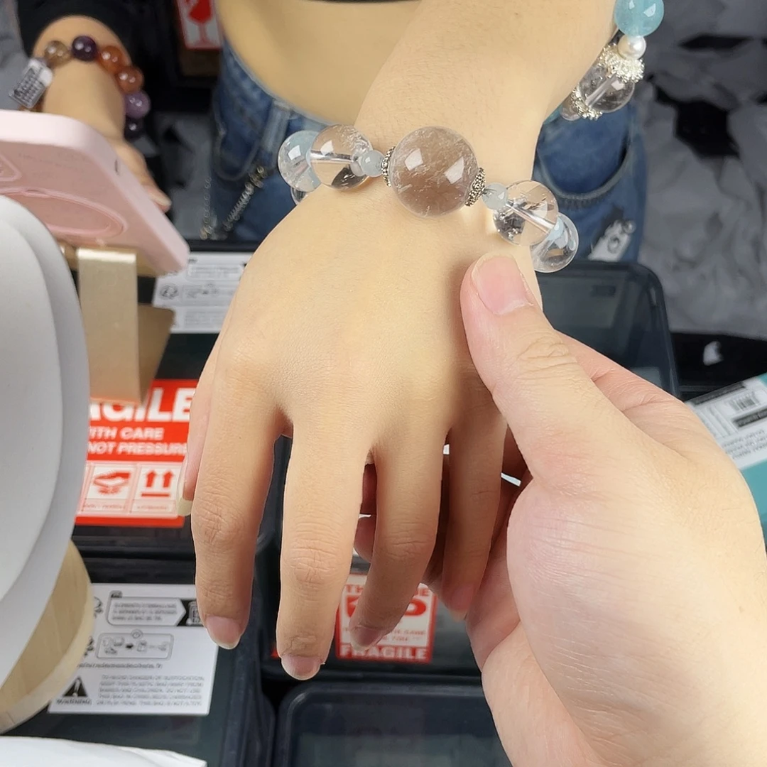 银S925镶嵌水晶手链