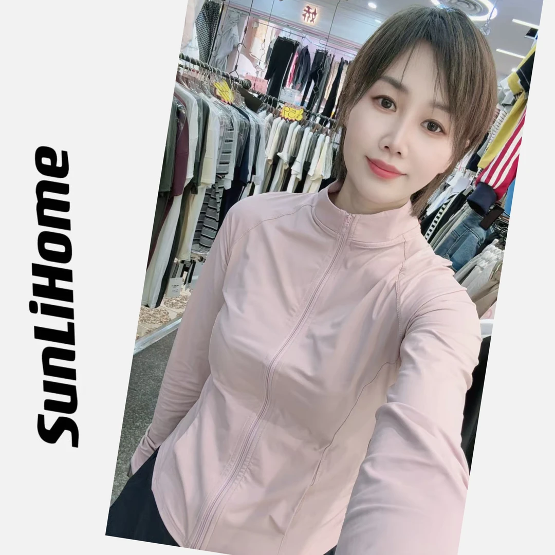 SL-【防晒衣】FY-001立领冰丝瑜伽防晒衣修身显瘦