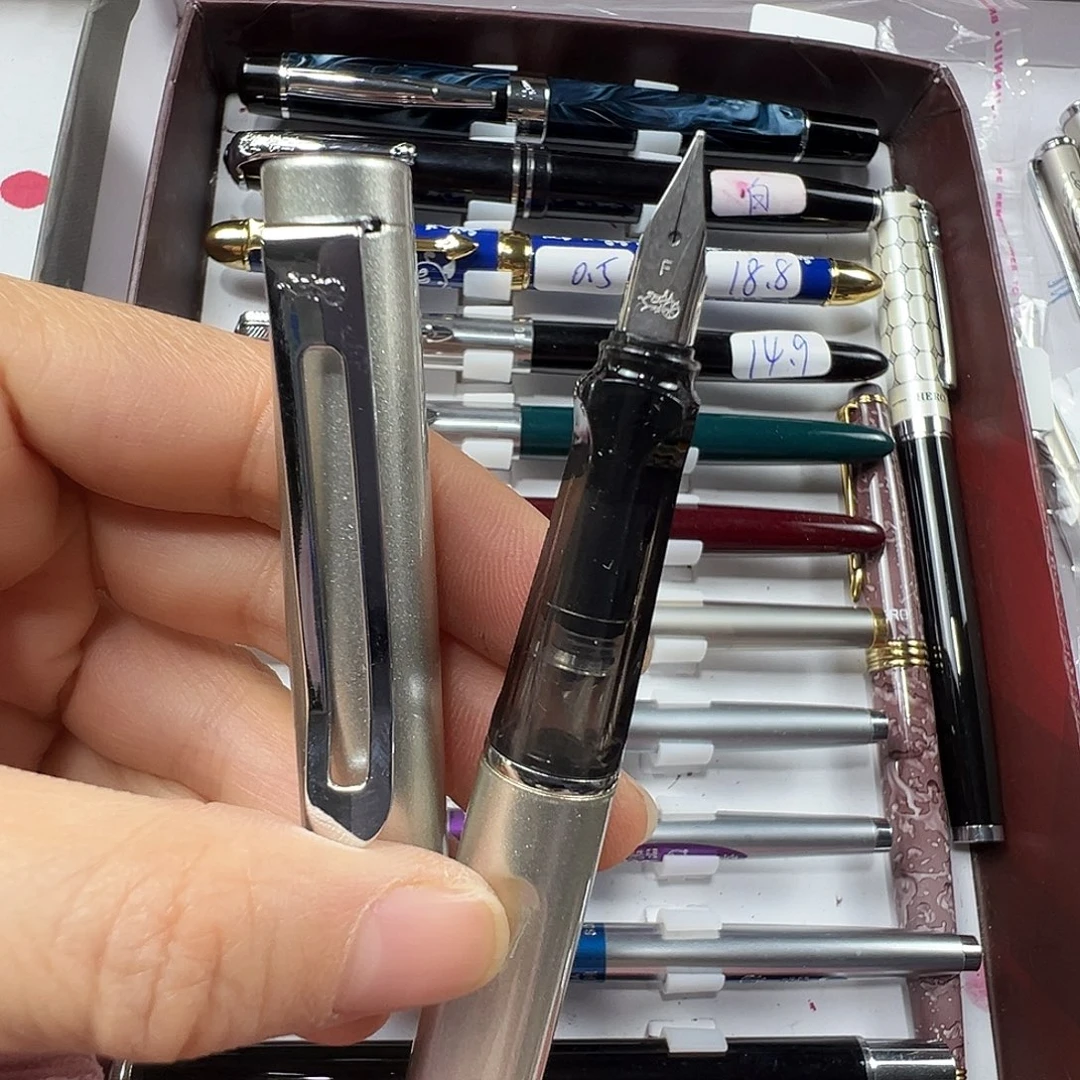 便携式金豪599银色明尖全铜