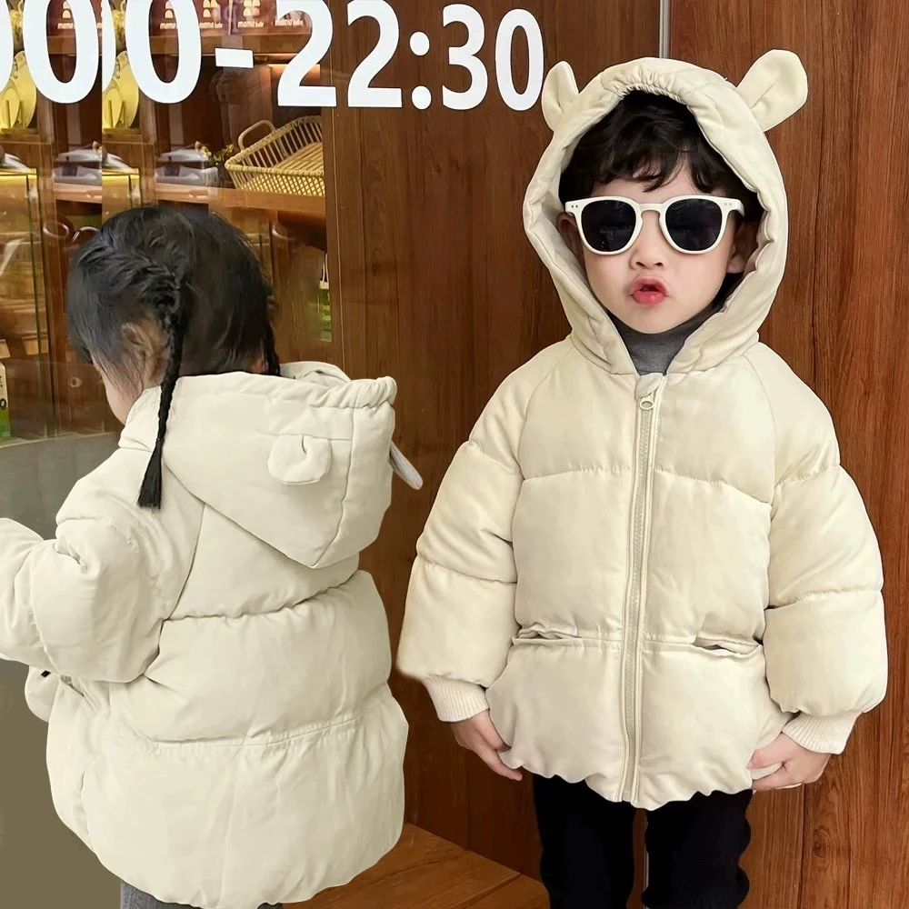 （加厚款）儿童保暖棉服可爱韩系潮流百搭冬装男童女童外套童装