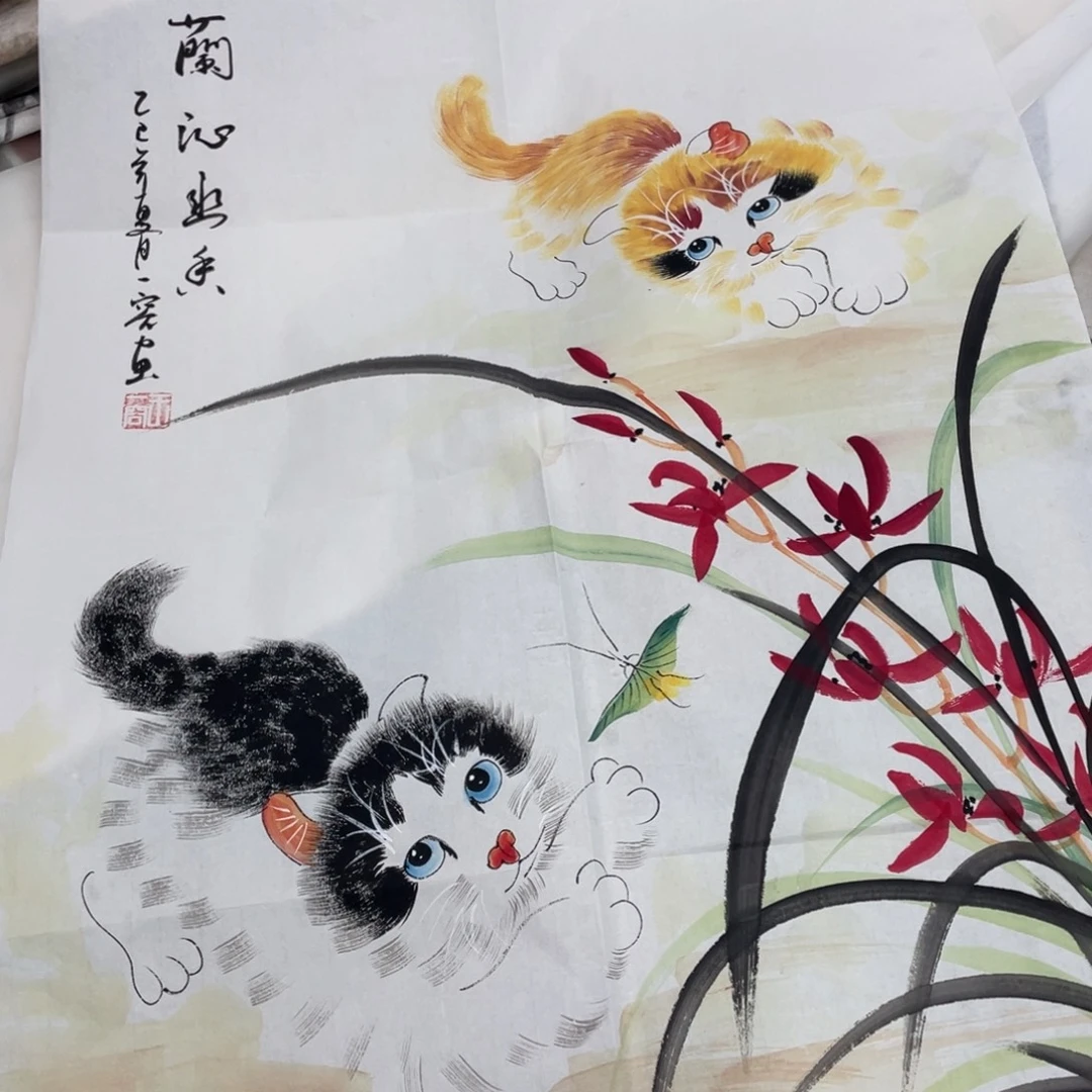 国画手绘国画欣赏一下