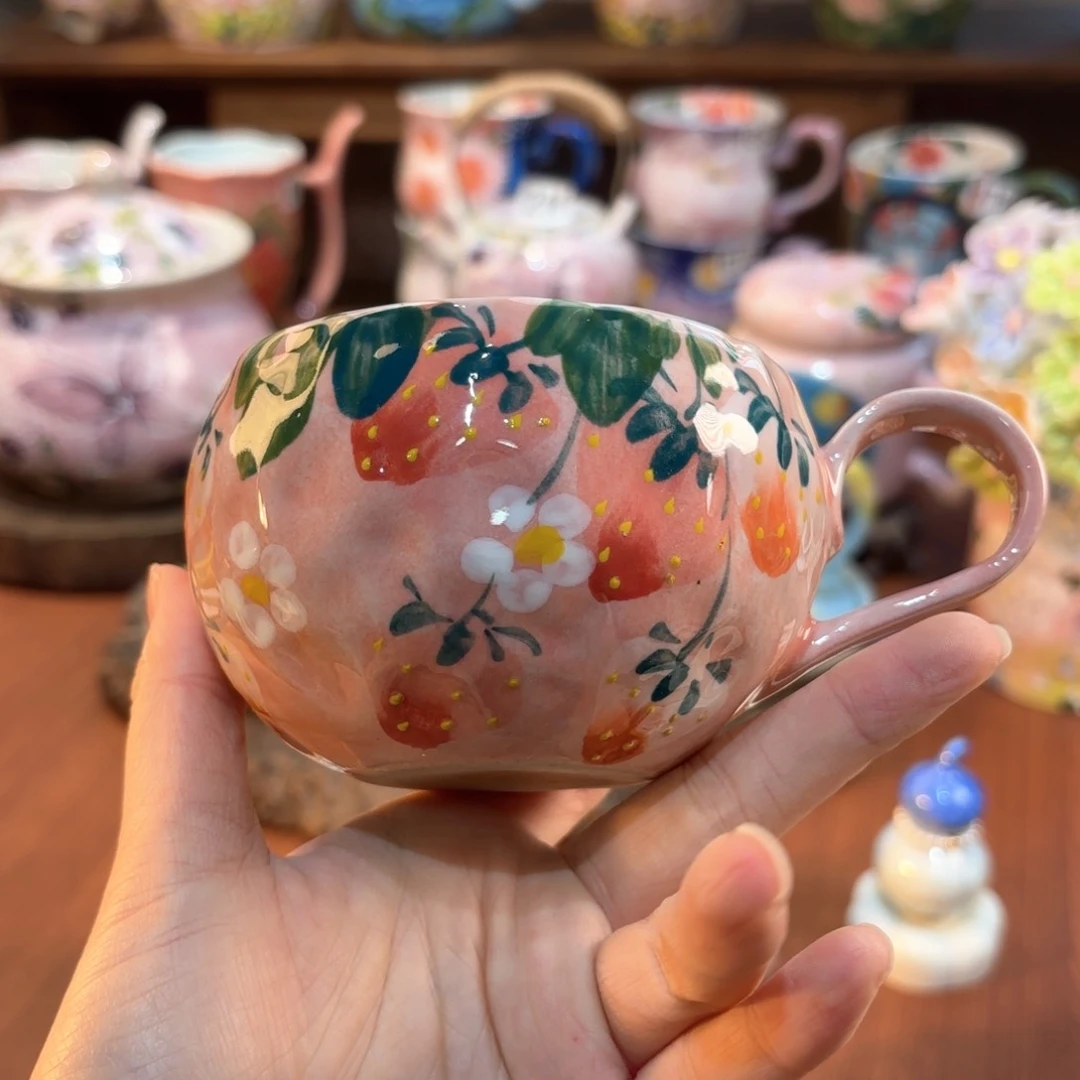 景德镇手绘高温釉下彩陶瓷茶具