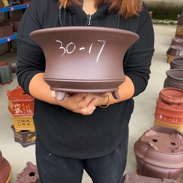 紫砂花盆这是我的