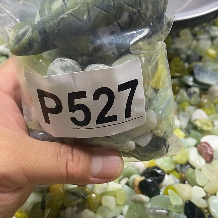 蛇纹石玉未镶嵌鱼缸石