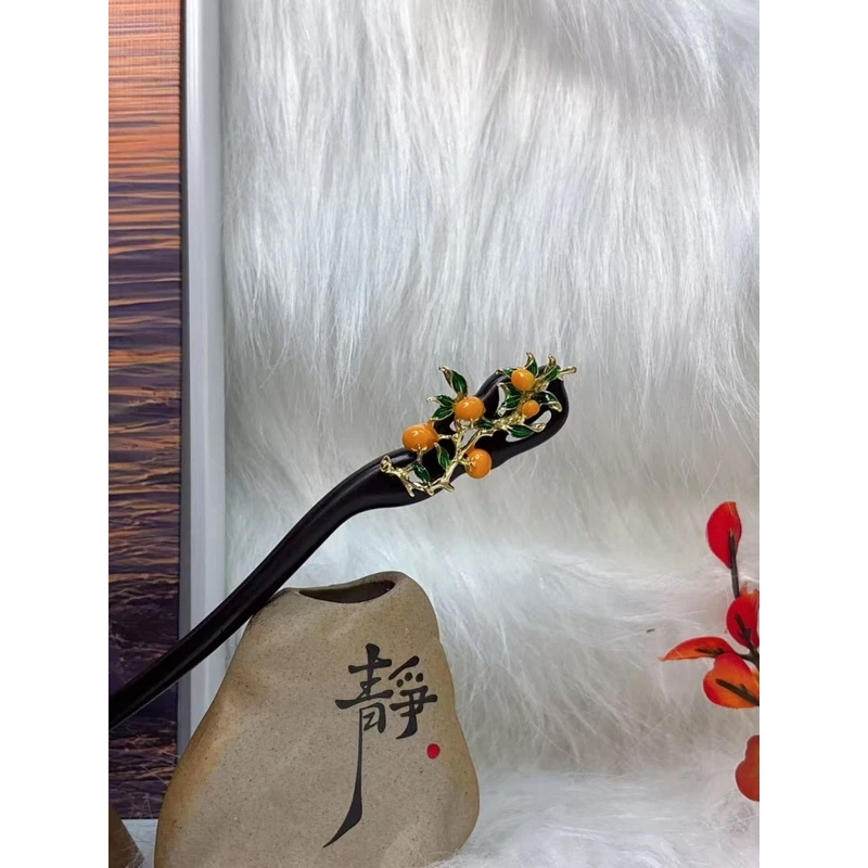 K105单簪简约气质百搭时尚18公分发簪