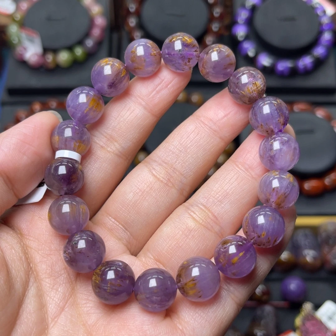 手链水晶未镶嵌极光金多多单圈11mm