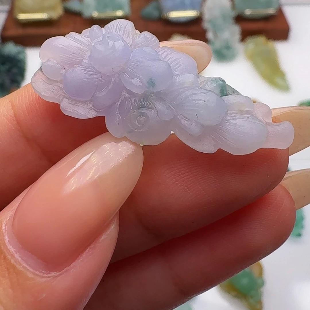 定制翡翠未镶嵌毛货