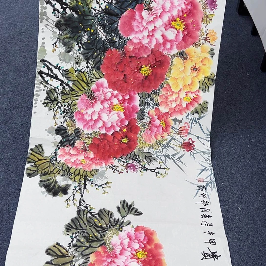 国画事事顺心如意万事如意