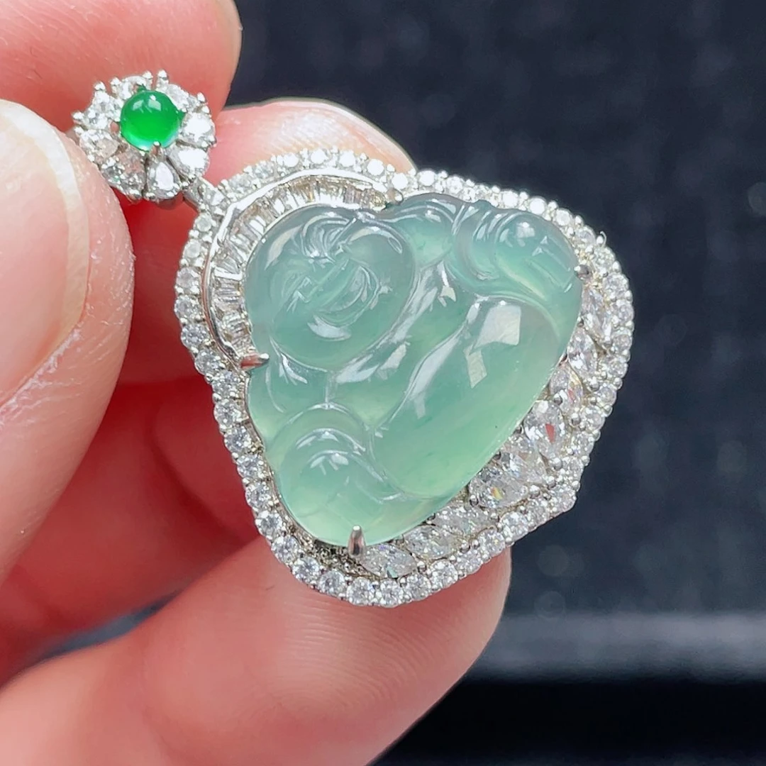 翡翠颈饰未镶嵌911，