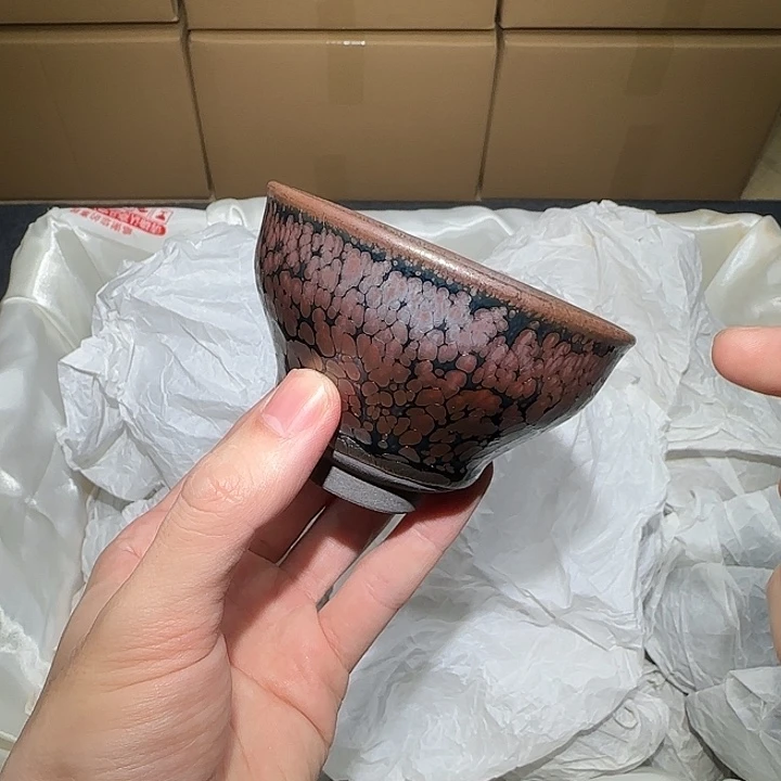 茶盏微瑕建盏，介意勿拍