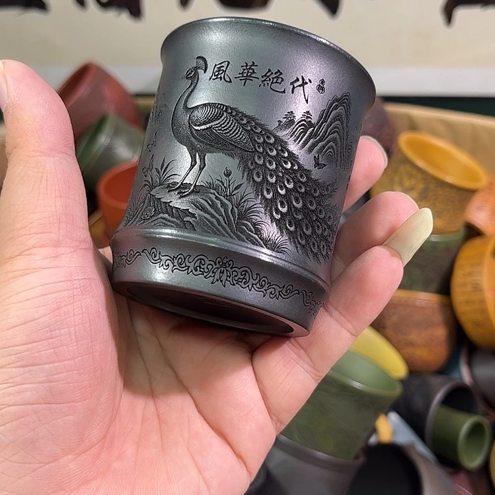 茶杯紫砂全手工紫砂主人杯