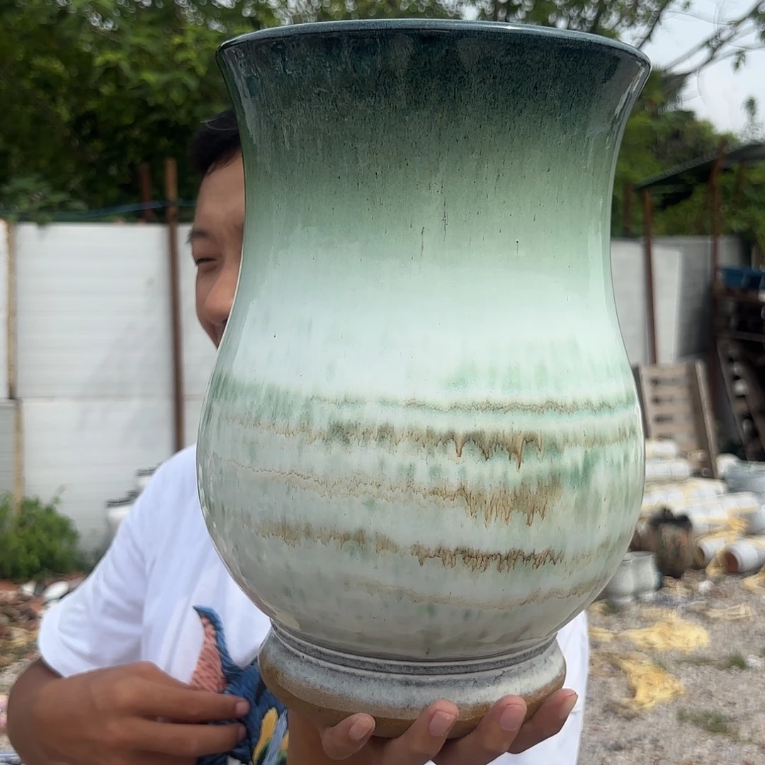 山水画葫芦口径20高度30