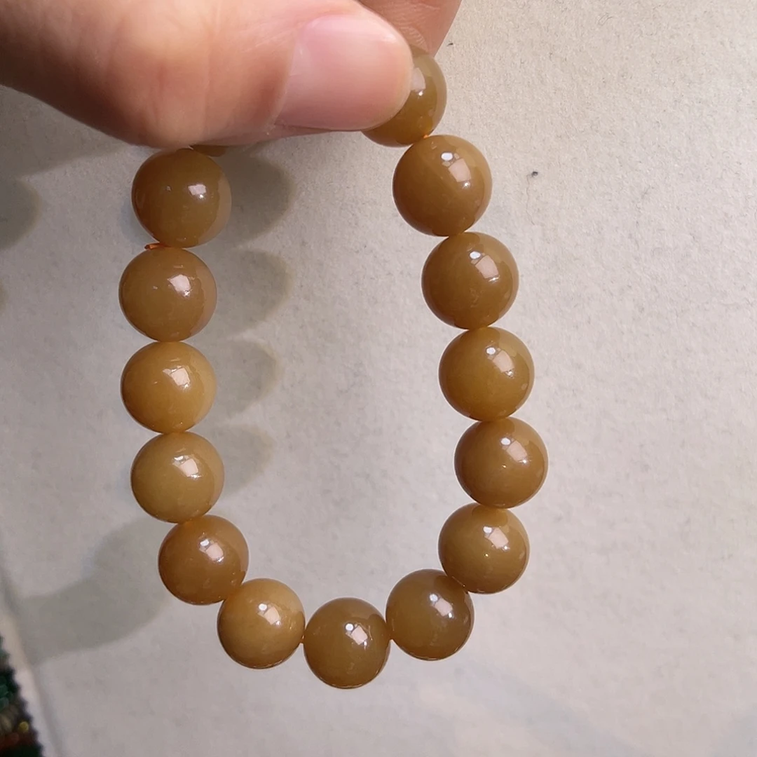 和田玉（糖玉）未镶嵌手链12mm