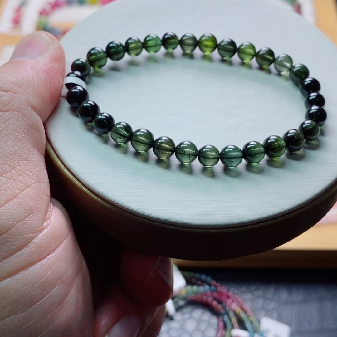 碧玺碧玺手链未镶嵌