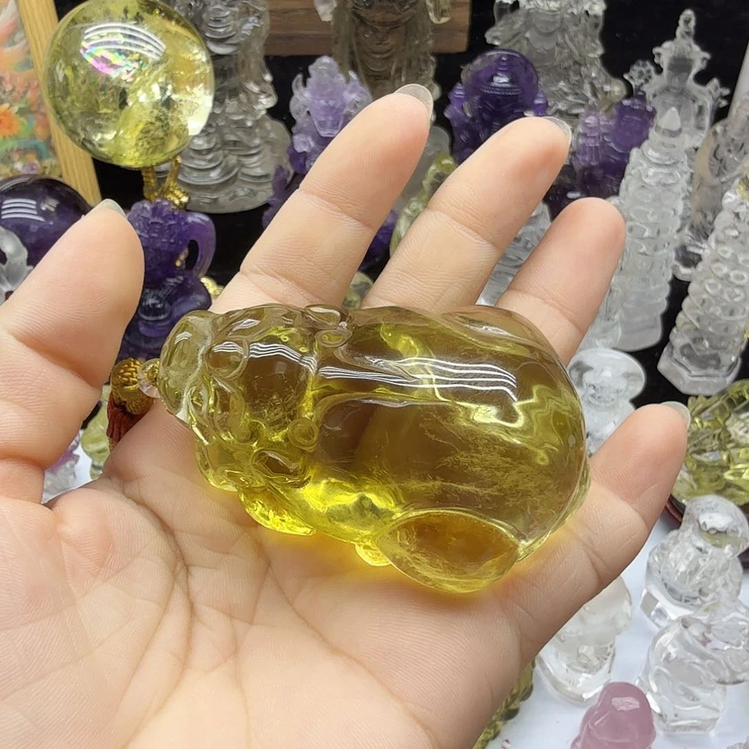 骁***日水晶珠宝半成品未镶嵌