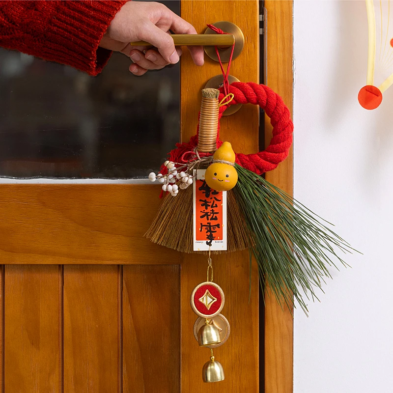 2025新年装饰挂件创意入户门挂客厅墙上挂饰蛇年春节