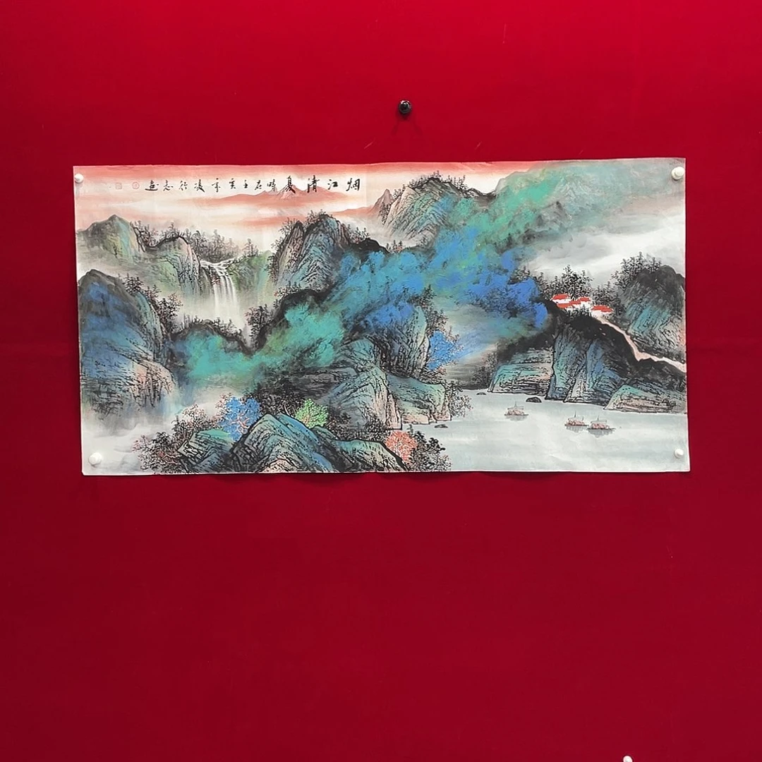 国画凌行志手绘作品