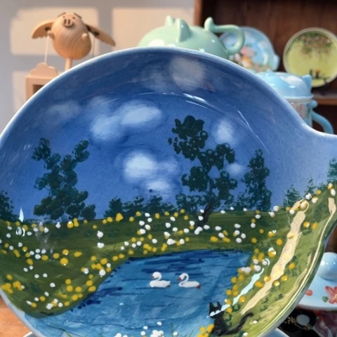 炉景德镇釉下手绘陶瓷