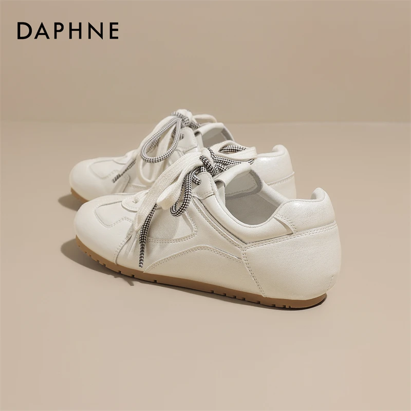 达芙妮厚底德训鞋女复古休闲百搭2025春季新款爆款软底运动阿甘鞋