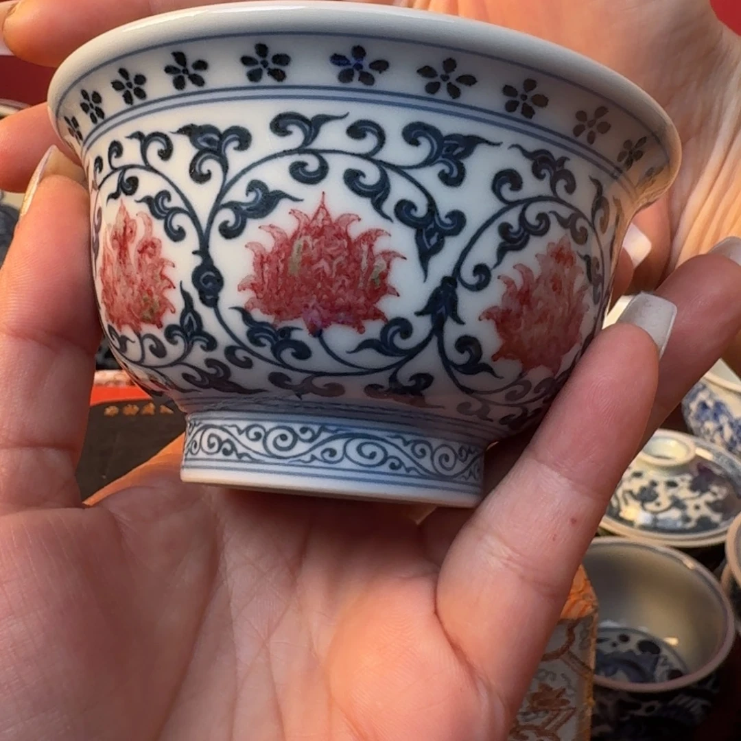摆件缠枝莲压手2222