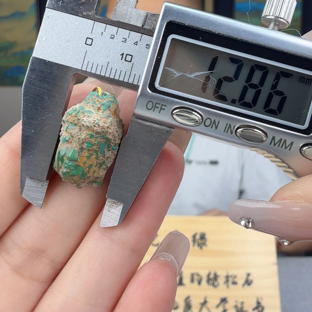 足铂镶嵌绿松石珠宝奇石