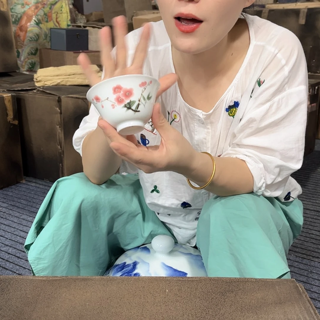 摆件/////景德镇陶瓷瓷器。杯。