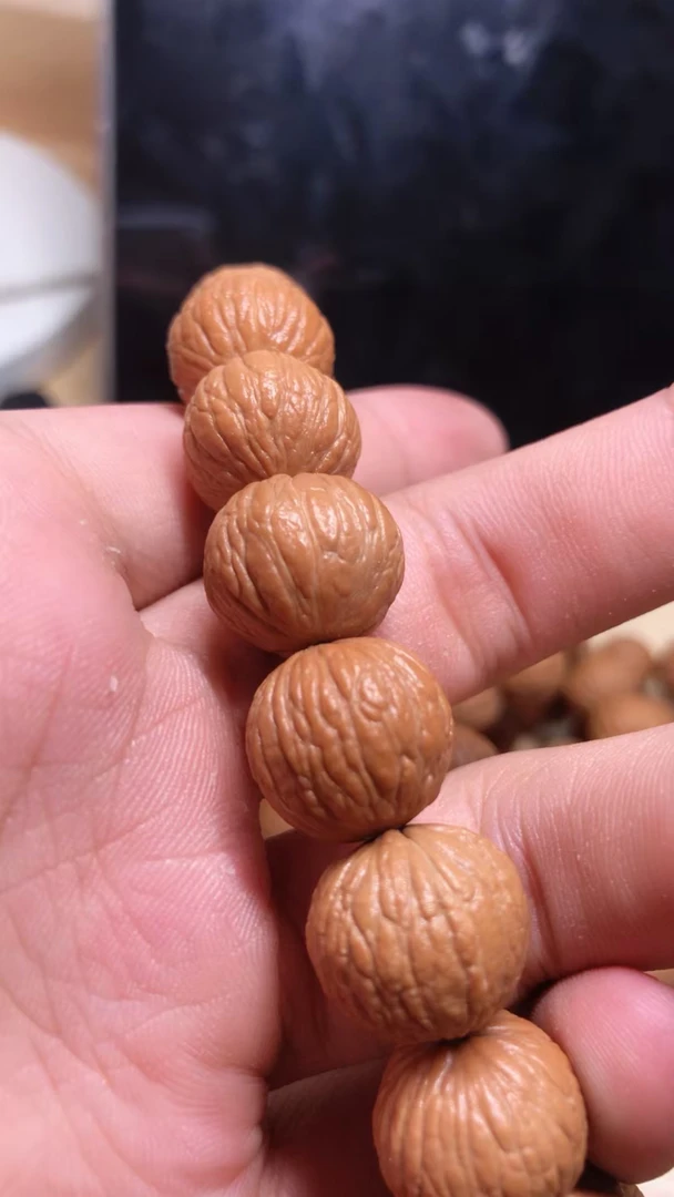 全品精打底原皮15mm左右猴头核桃凤羽土豪文玩手串