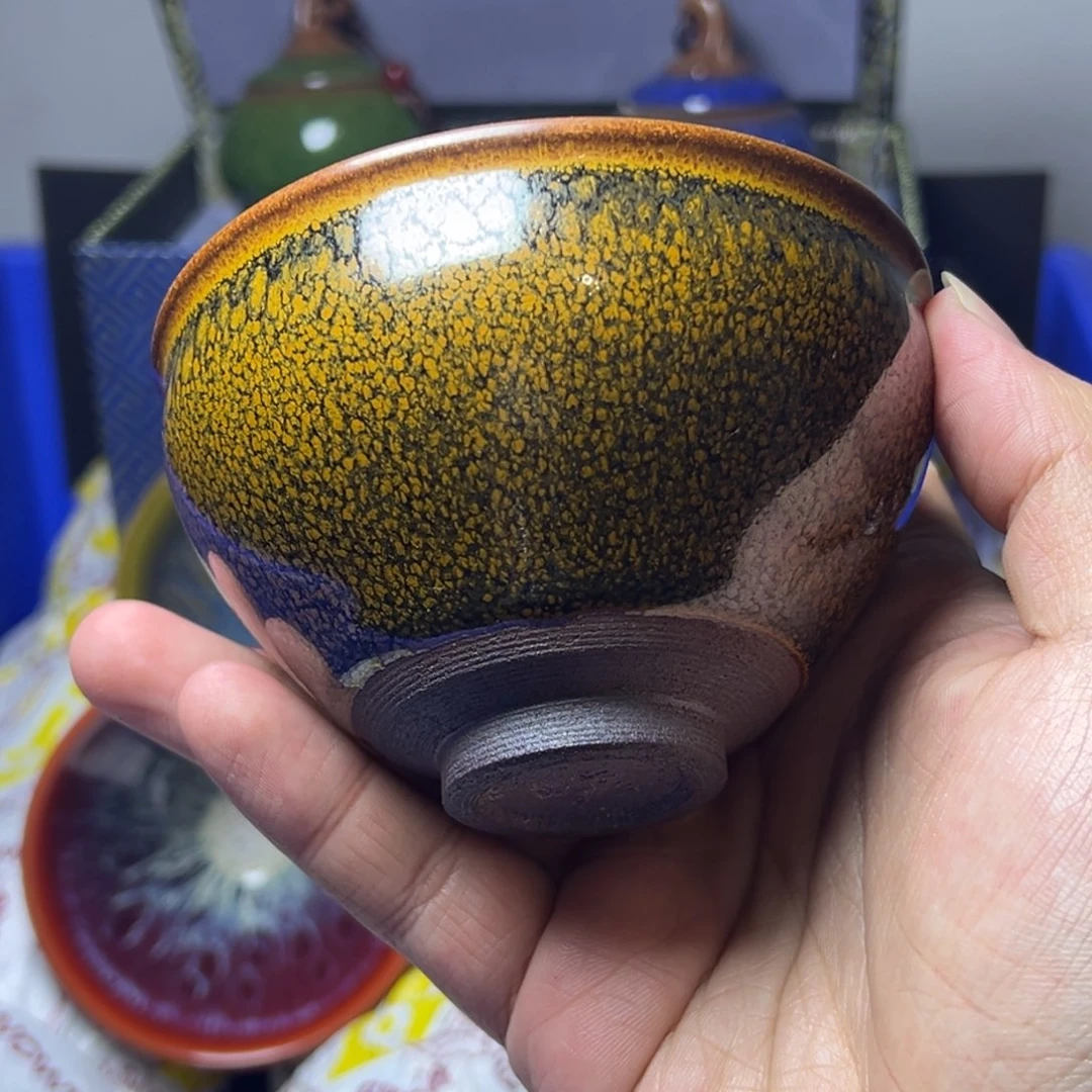 茶盏建阳建盏喝茶主人杯