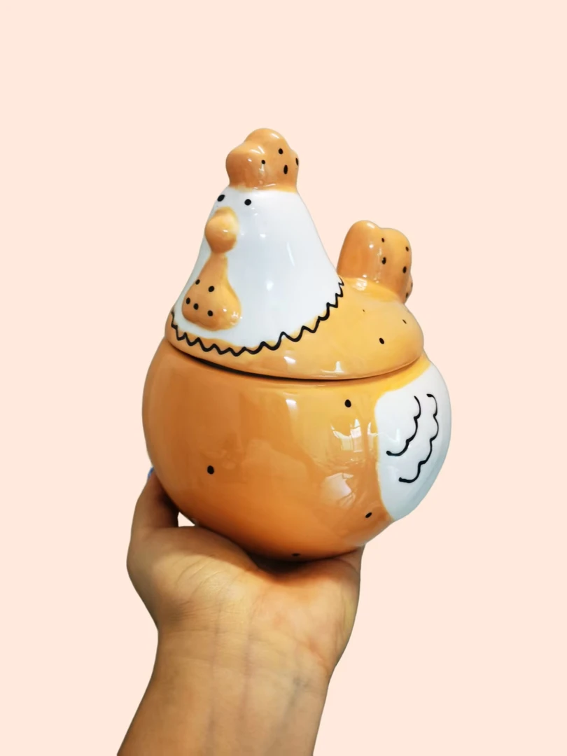 复古吉祥陶瓷罐