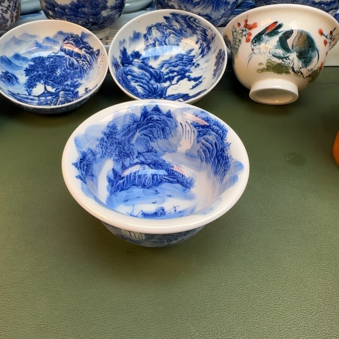 纯手工纯手绘茶具石头1