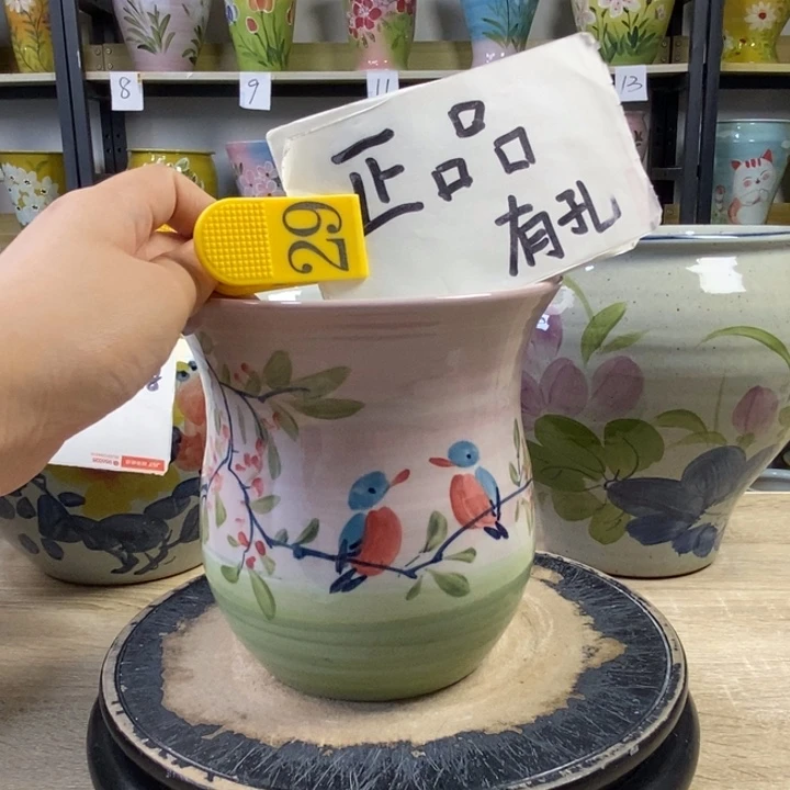 景德镇高温陶瓷花盆
