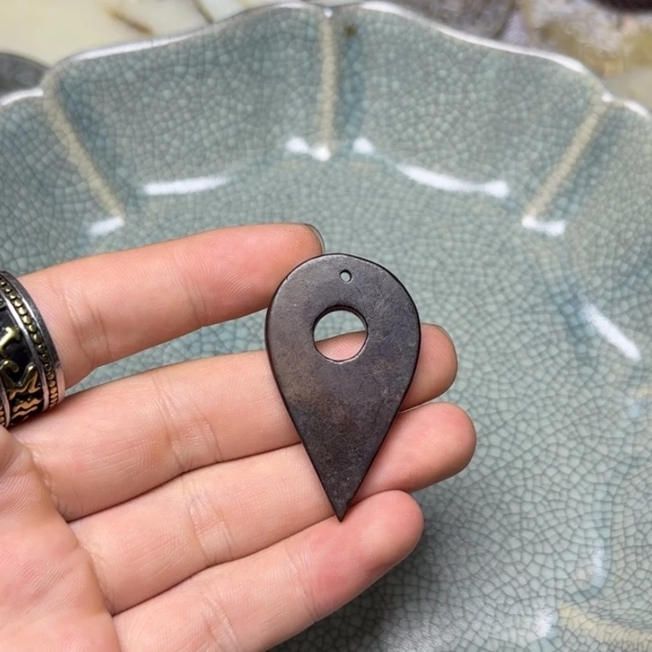 和田玉未镶嵌挂件127