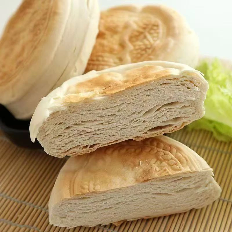 山东潍坊特产即食千层麦香火烧手工戗面夹馍饼老面杠子头代餐主食