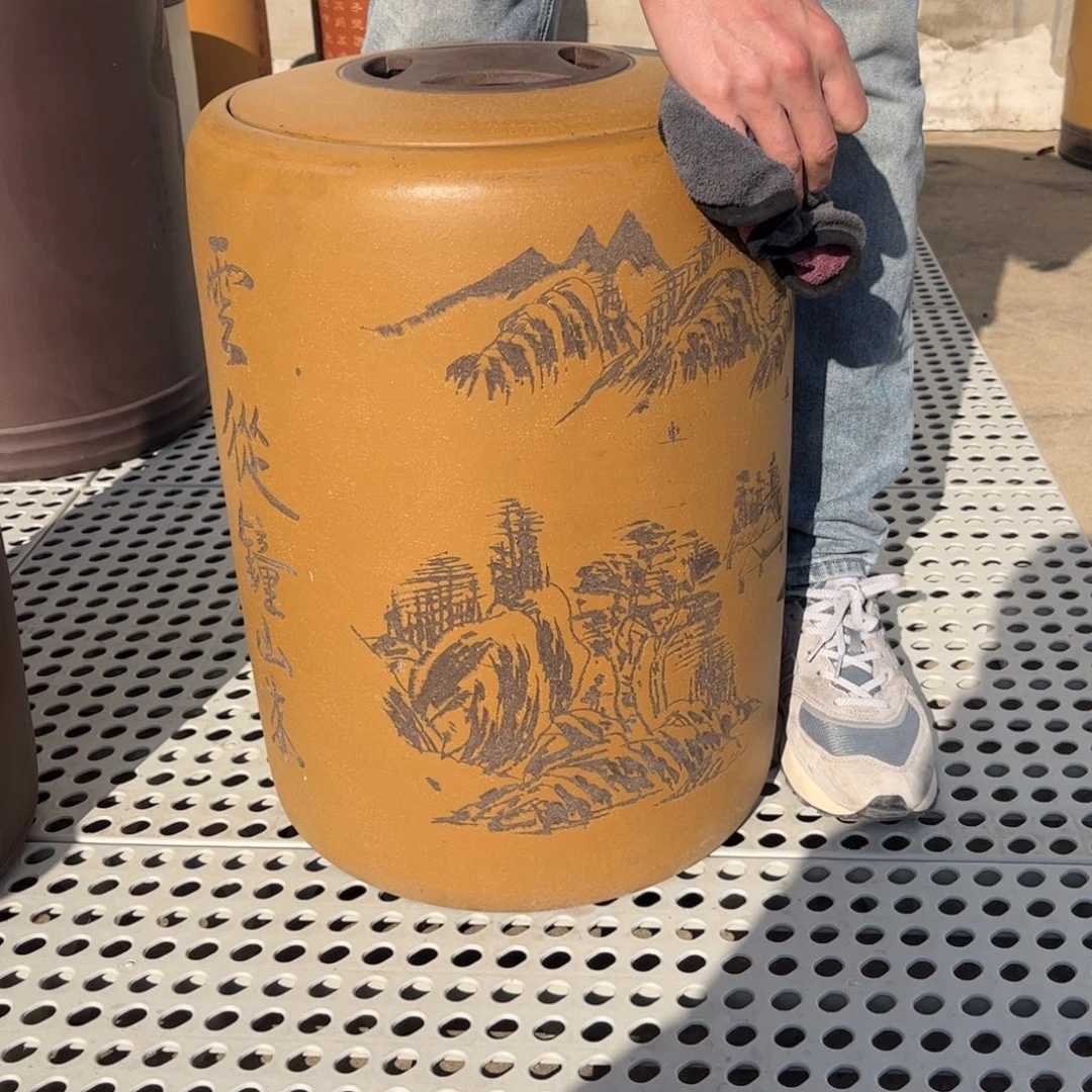 紫砂茶叶罐老罐子介意细节不要拍