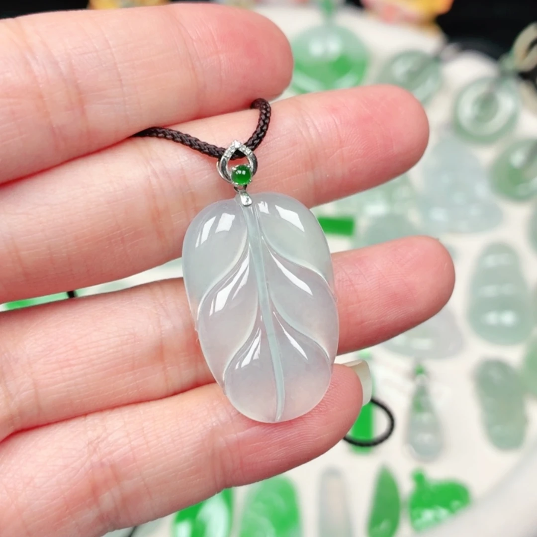 颈饰未镶嵌翡翠缅甸天然A货翡翠