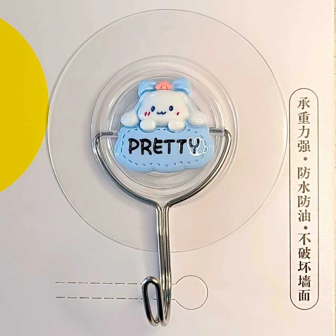 广尚美立体挂钩卡通70圆可爱简约亚克力承重力强宿舍专用创意9758