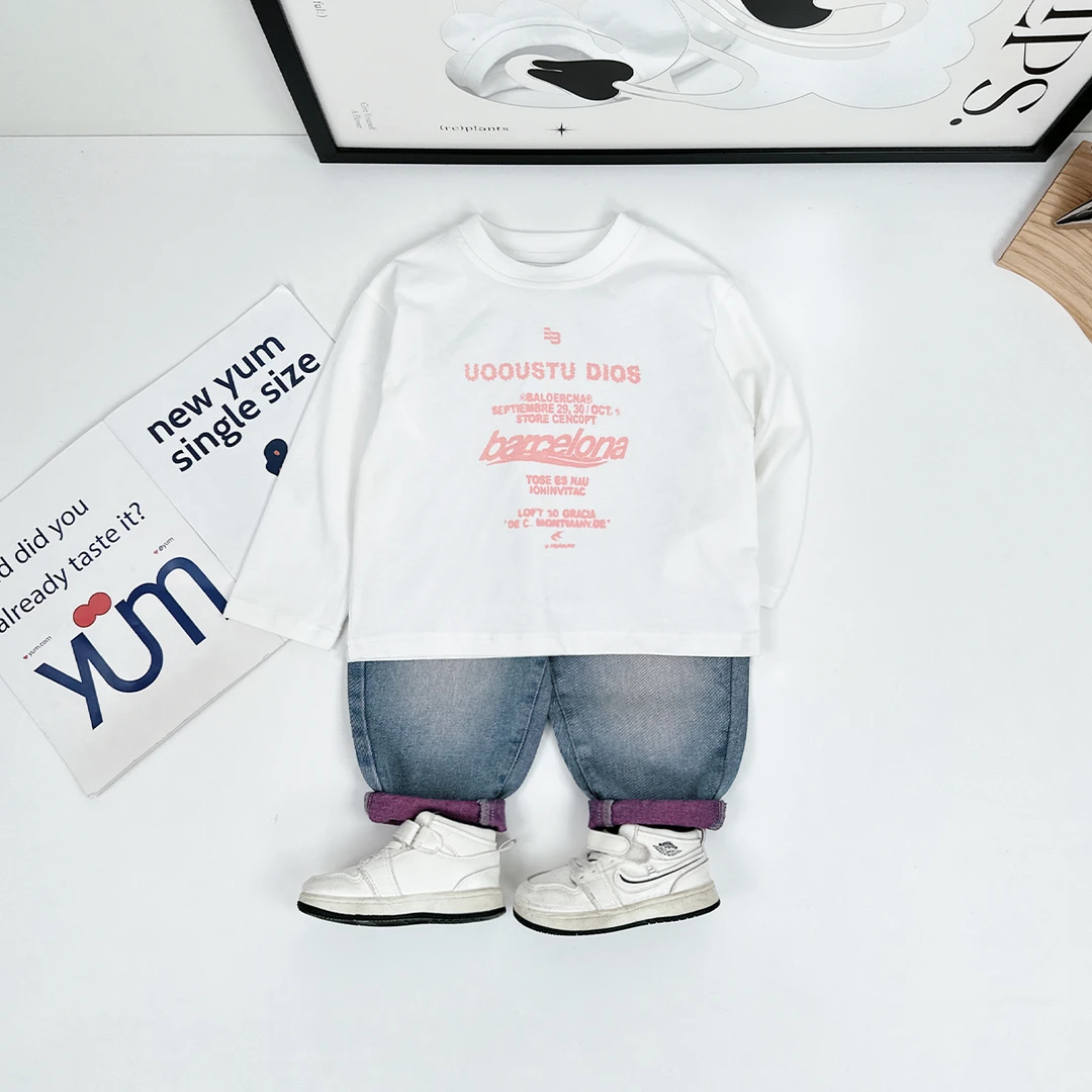 儿童长袖T恤2025新款春装男童春秋款上衣潮 HZ25055 悠悠童话童装